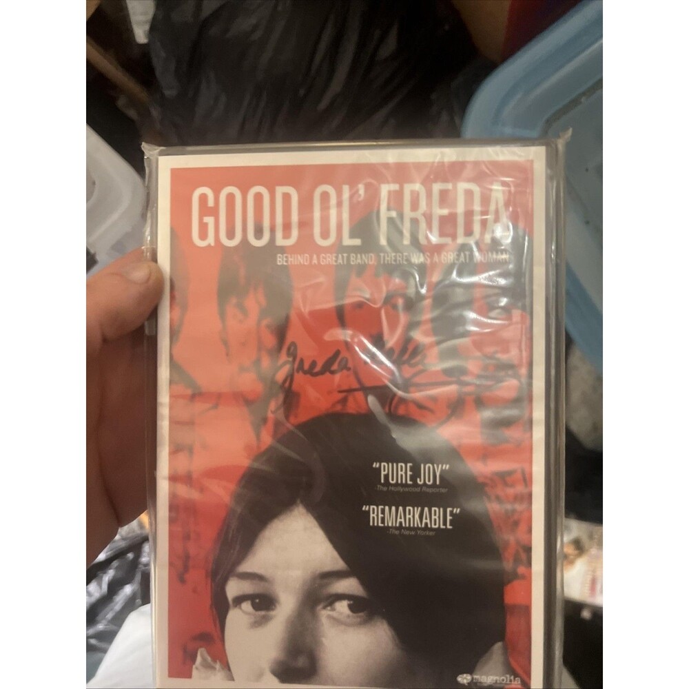 Good Ol' Freda Signed Movie Promo Card Magnolia Beatles Documentary Film Art